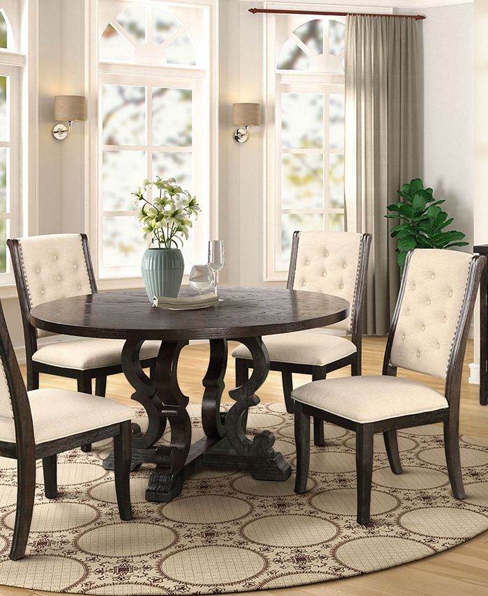 Best Master Furniture Rustic Dining Side Chairs, Set of 2 - Macy's