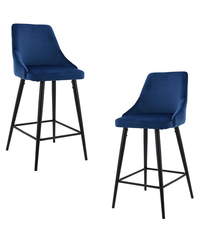 Best Master Furniture Sunset 24" Bar Stools, Set of 2 Macy's