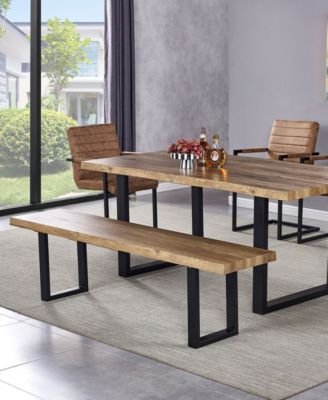 Bazely Industrial Chic Dining Bench