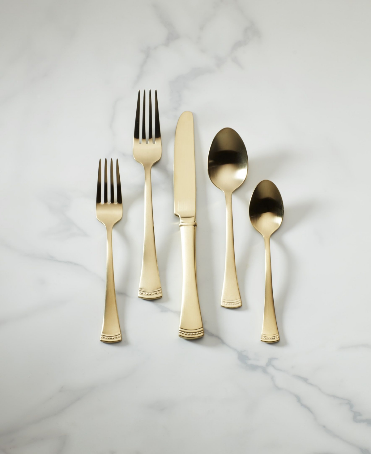 Lenox Portola Piece Flatware Set, Service for 4 - Metallic and Gold