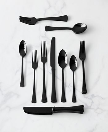 Lenox Portola Black 20-Piece Flatware Set