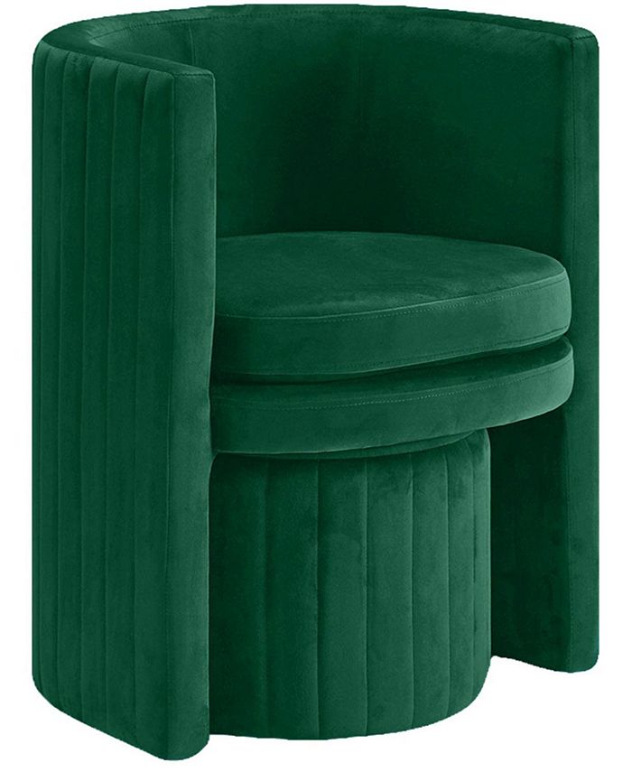 Best Master Furniture Seager Round Arm Chair with Ottoman Macy's