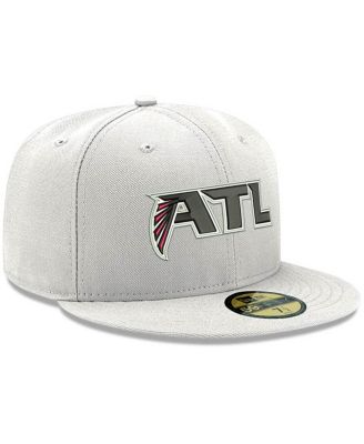 Men's White Atlanta Falcons Omaha ATL 59FIFTY Fitted Hat
