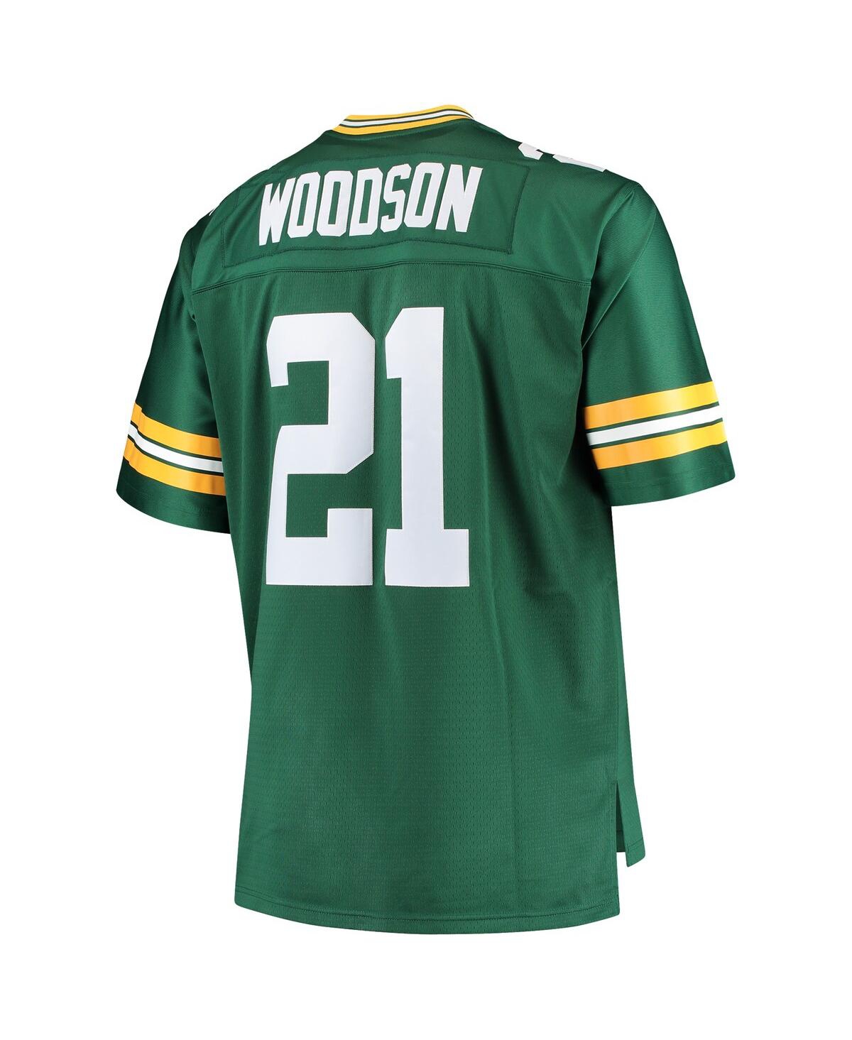 Men's Charles WoodsonGreen Bay Packers Big and Tall 2010 Retired Player Replica Jersey - Green