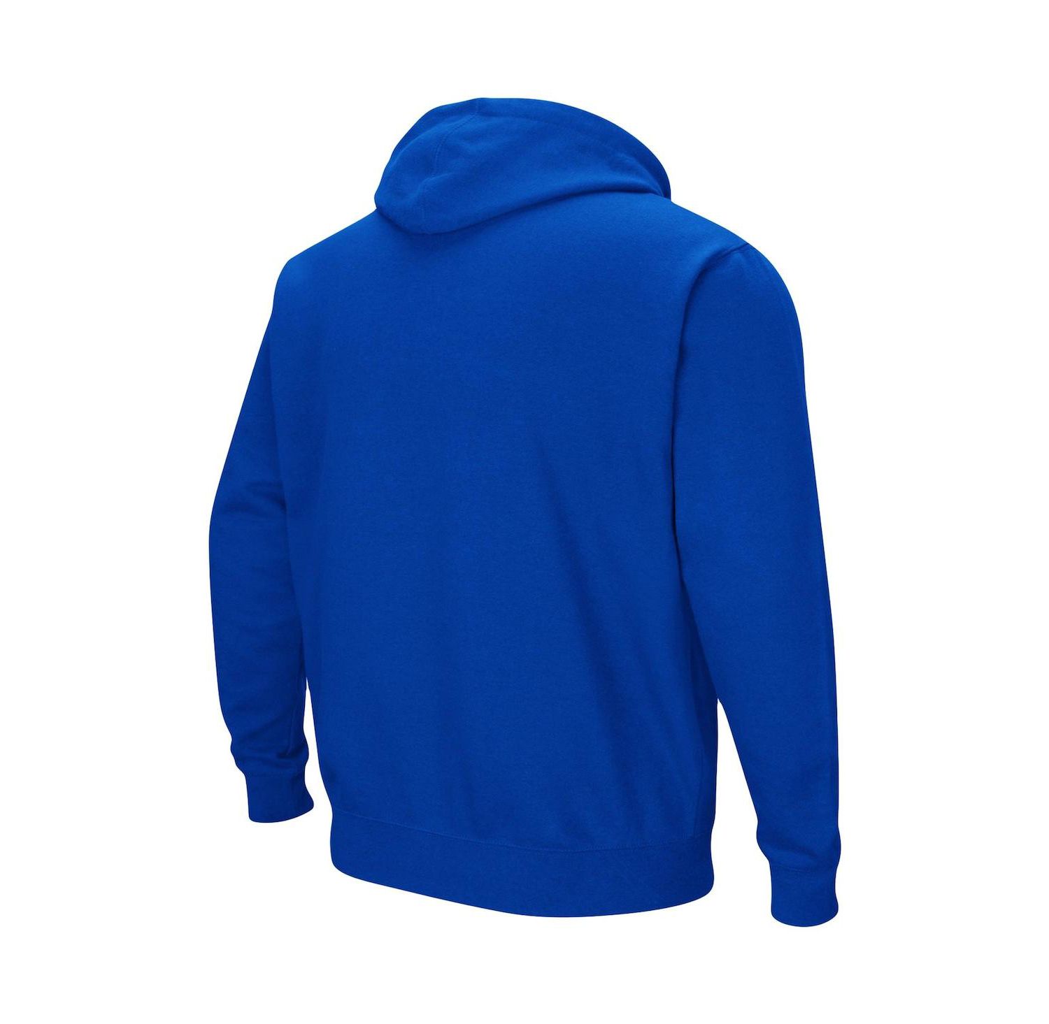 Men's Royal Kansas Jayhawks Big and Tall Arch and Logo 2.0 Pullover Hoodie