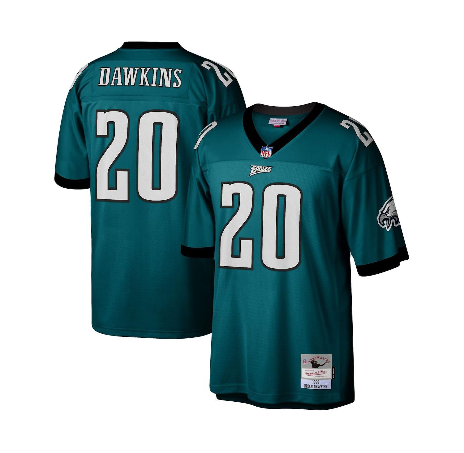 Men's Brian Dawkins Midnight Green Philadelphia Eagles 1996 Legacy Replica Jersey