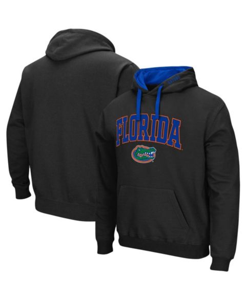 Мужское худи Colosseum Florida Gators Big and Tall Arch & Logo 2.0 Pullover, цвет: Чёрный