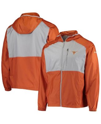 orange windbreaker jacket