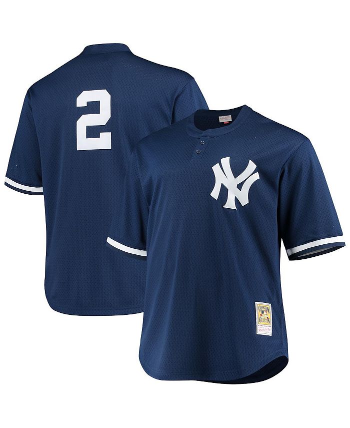 Men's New York Yankees Derek Jeter Mitchell & Ness Navy Batting Practi