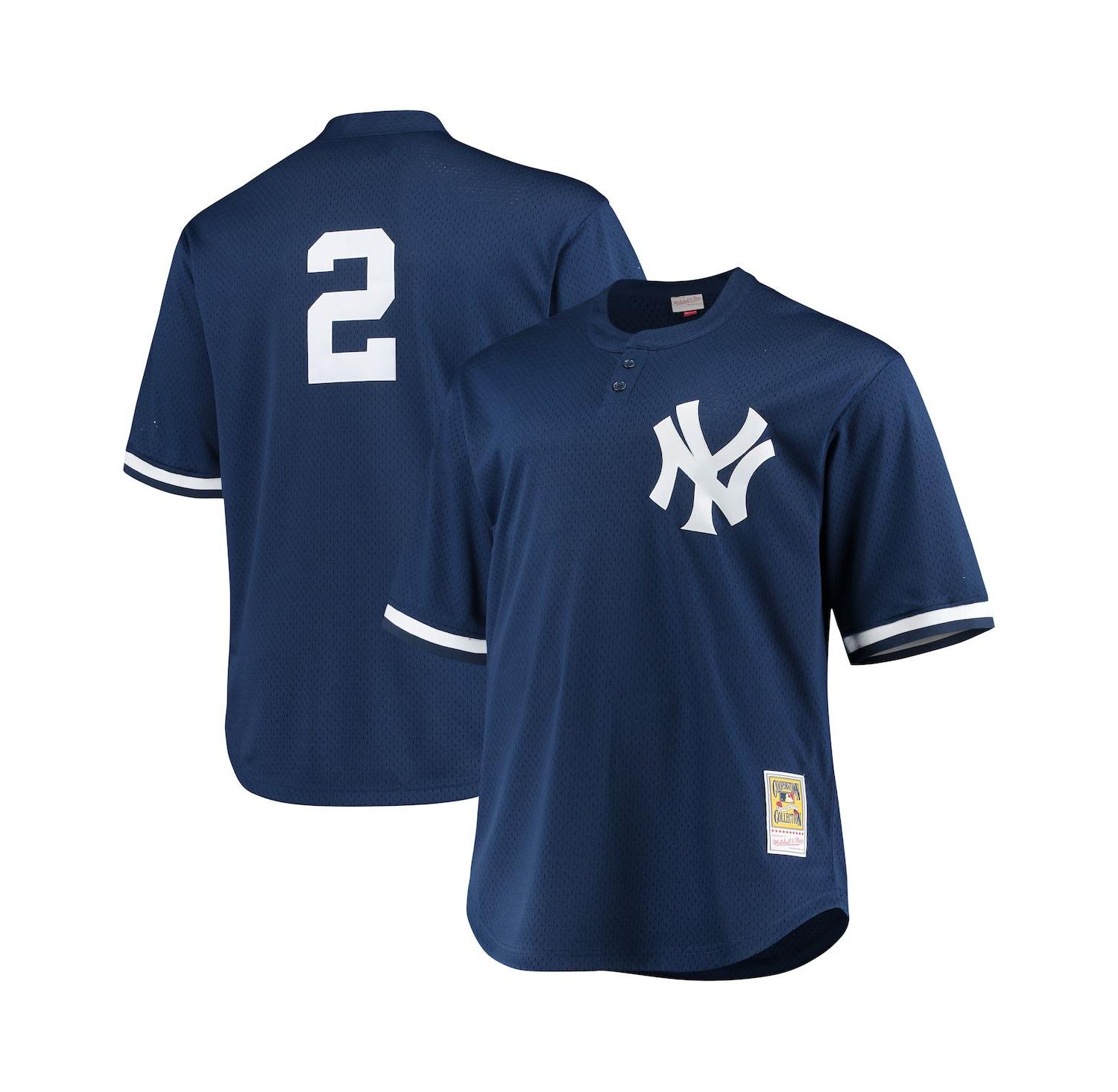 Men's Derek Jeter Navy New York Yankees Big and Tall Batting Practice Replica Player Jersey