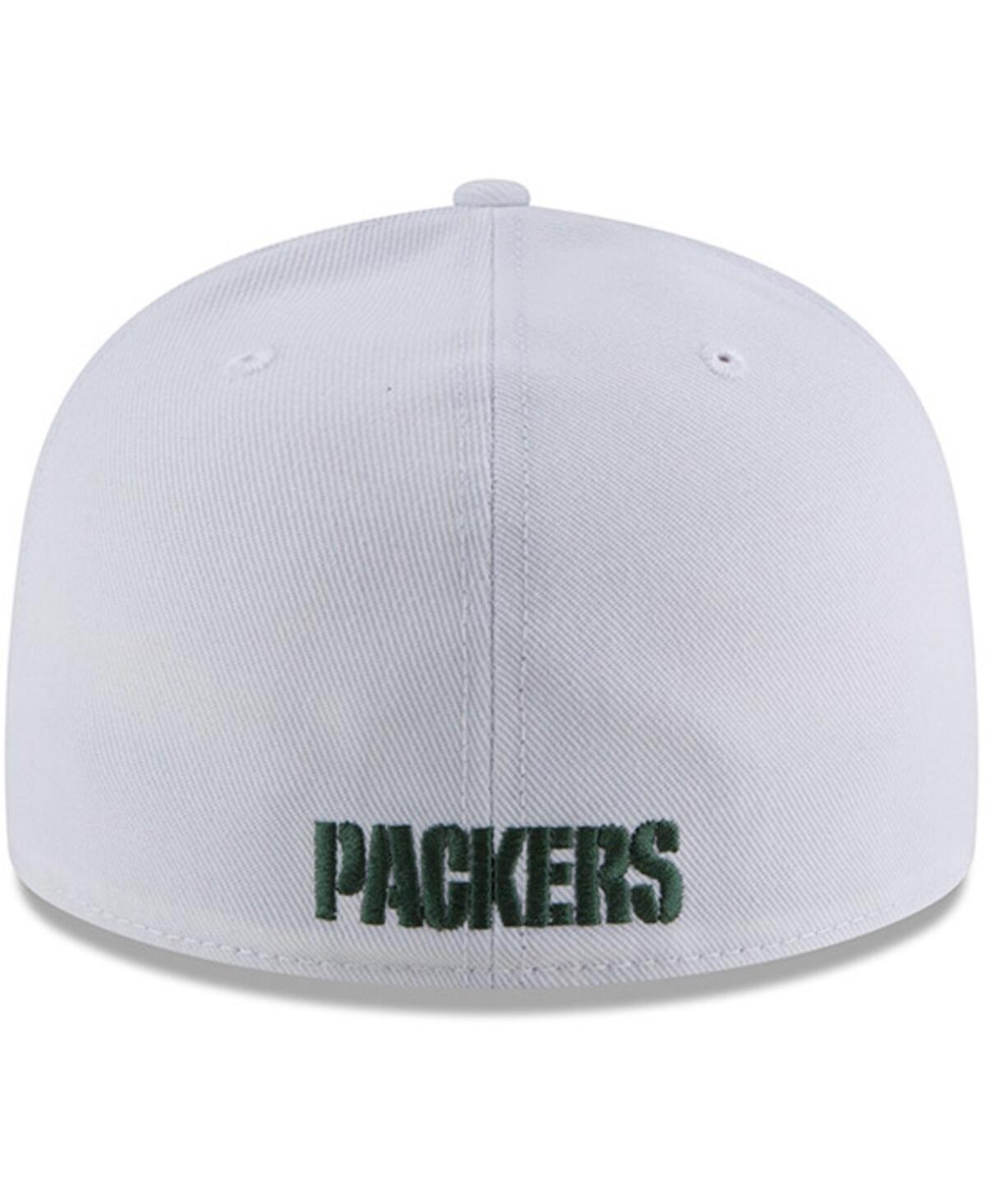 Men'sGreen Bay Packers Omaha 59FIFTY Fitted Hat - White