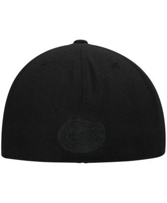 Men's Florida Gators Black On Black Fitted Hat