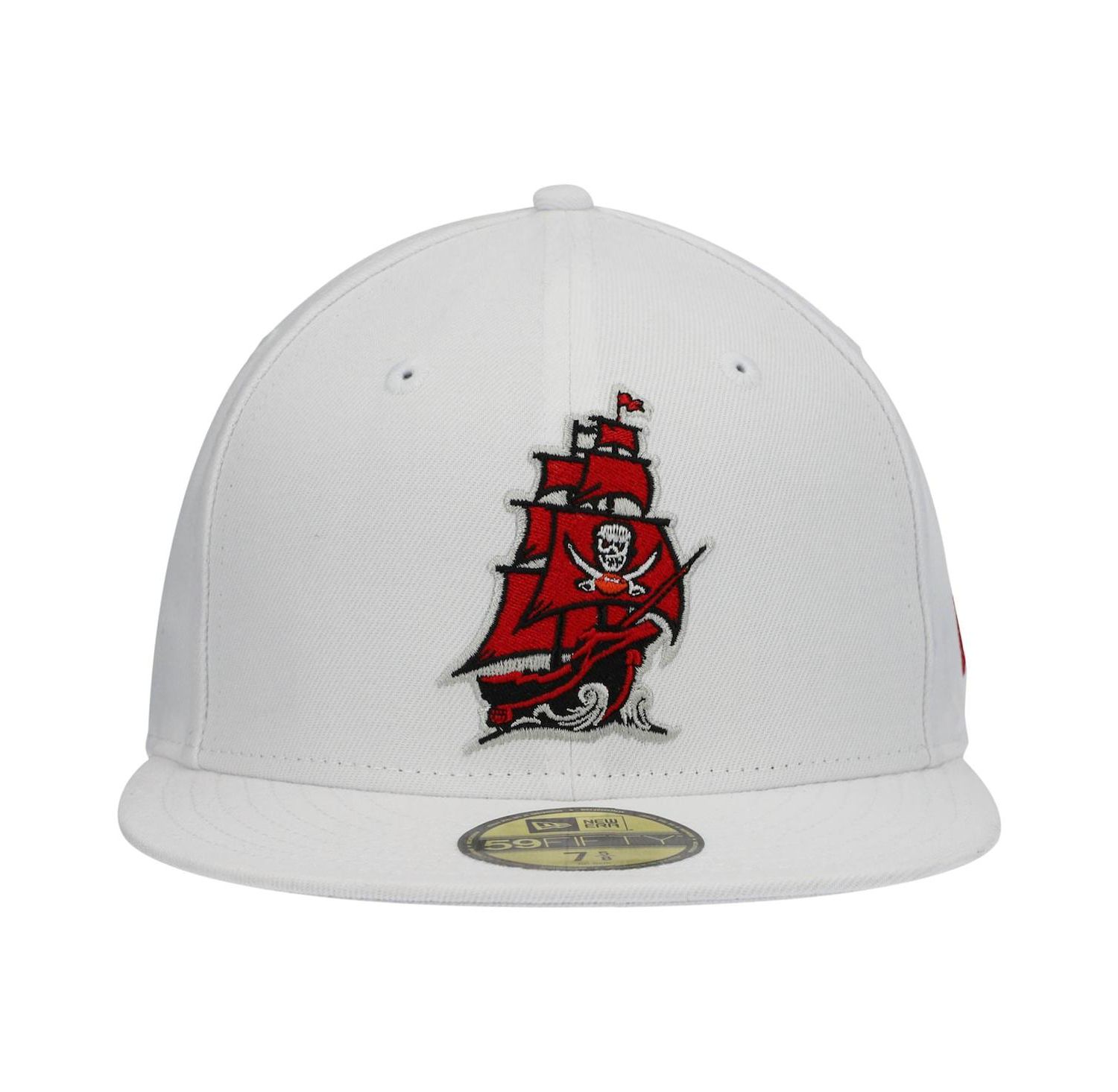 Men's White Tampa Bay Buccaneers Omaha Alternate Logo 59FIFTY Fitted Hat
