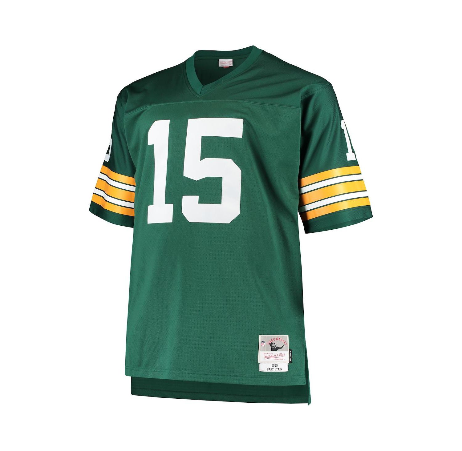 Men's Bart Starr Green Green Bay Packers Big and Tall 1968 Retired Player Replica Jersey