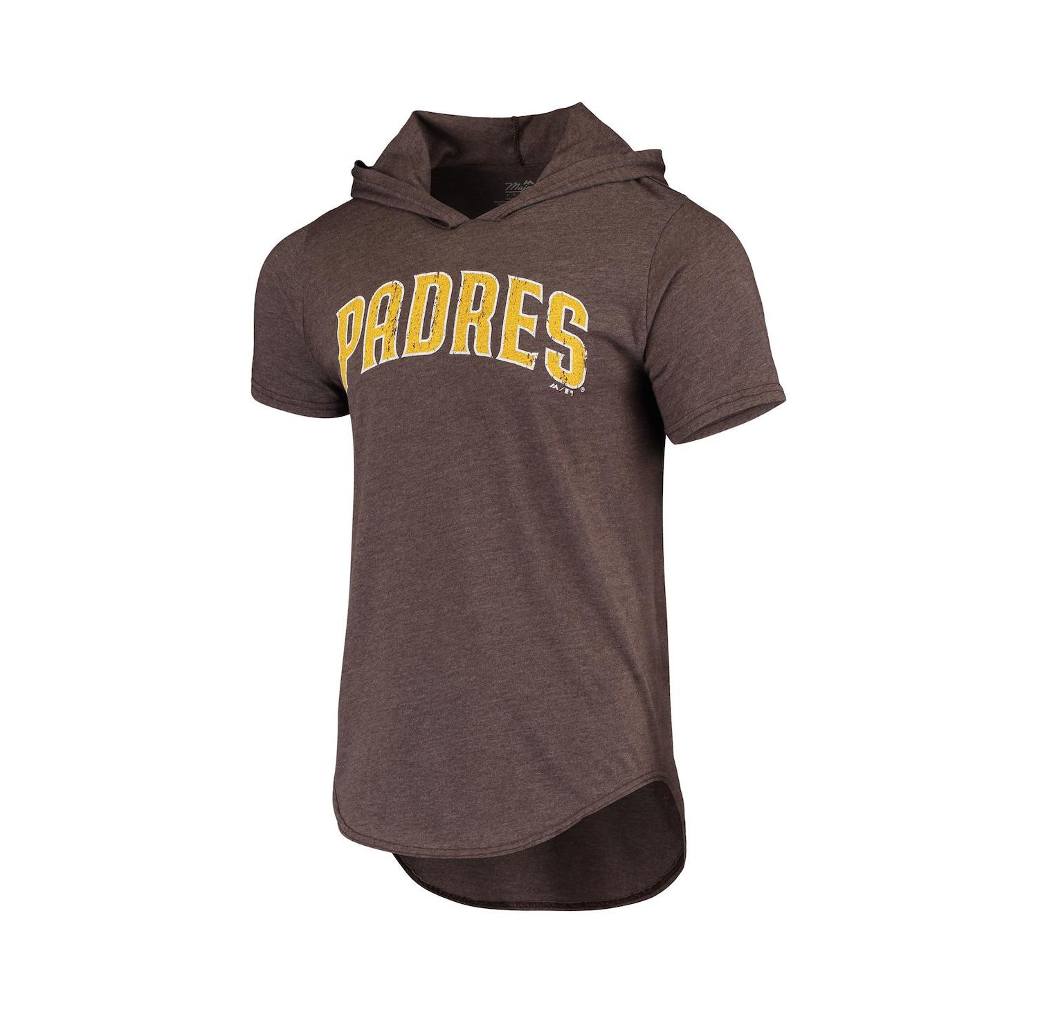 Men's Fernando Tatis Jr. Heathered Brown San Diego Padres Softhand Player Tri-Blend Hoodie T-shirt