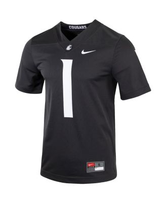 Men's Number 1 Charcoal Washington State Cougars Untouchable Football Jersey