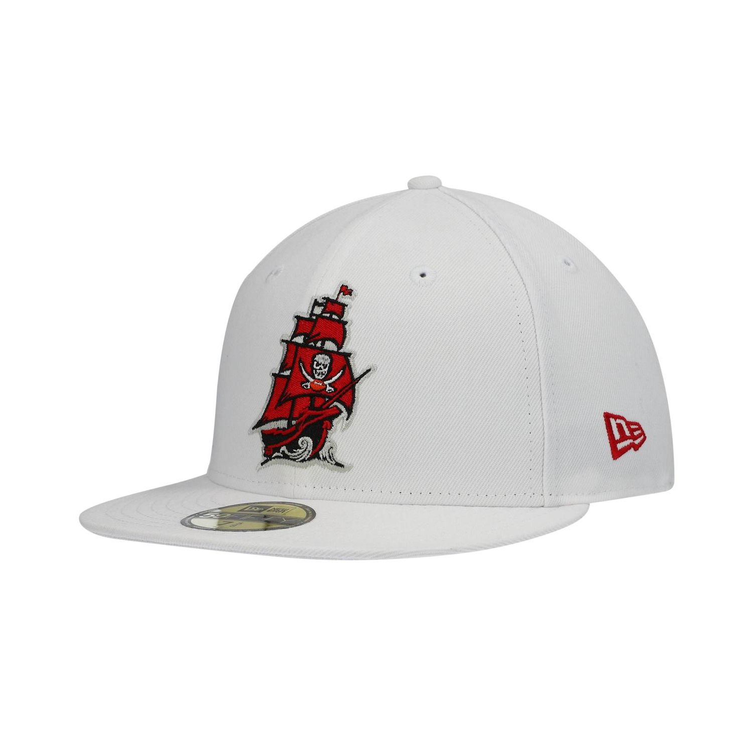 Men's White Tampa Bay Buccaneers Omaha Alternate Logo 59FIFTY Fitted Hat