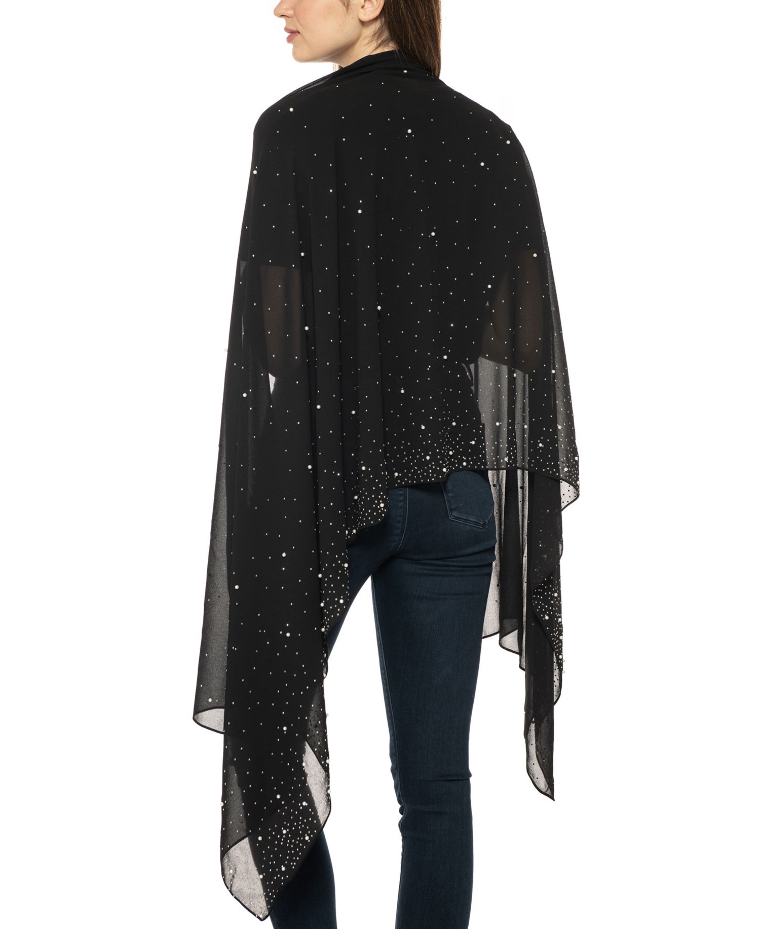 Embellished Wrap Scarf