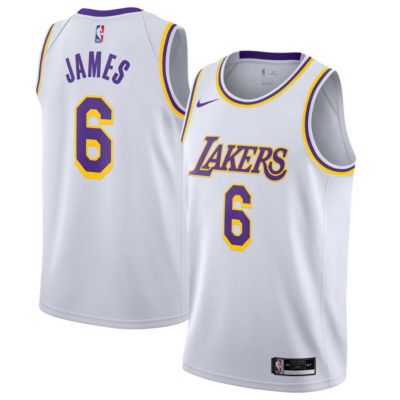 Nike - Men's LeBron James Los Angeles Lakers 2021/22 #6 Swingman Player Jersey - Association Edition