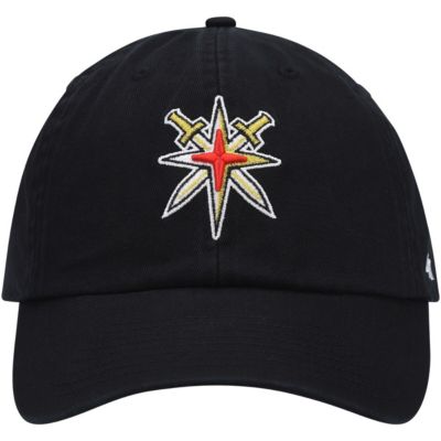 '47 Men's Black Vegas Golden Knights Clean Up Adjustable Hat