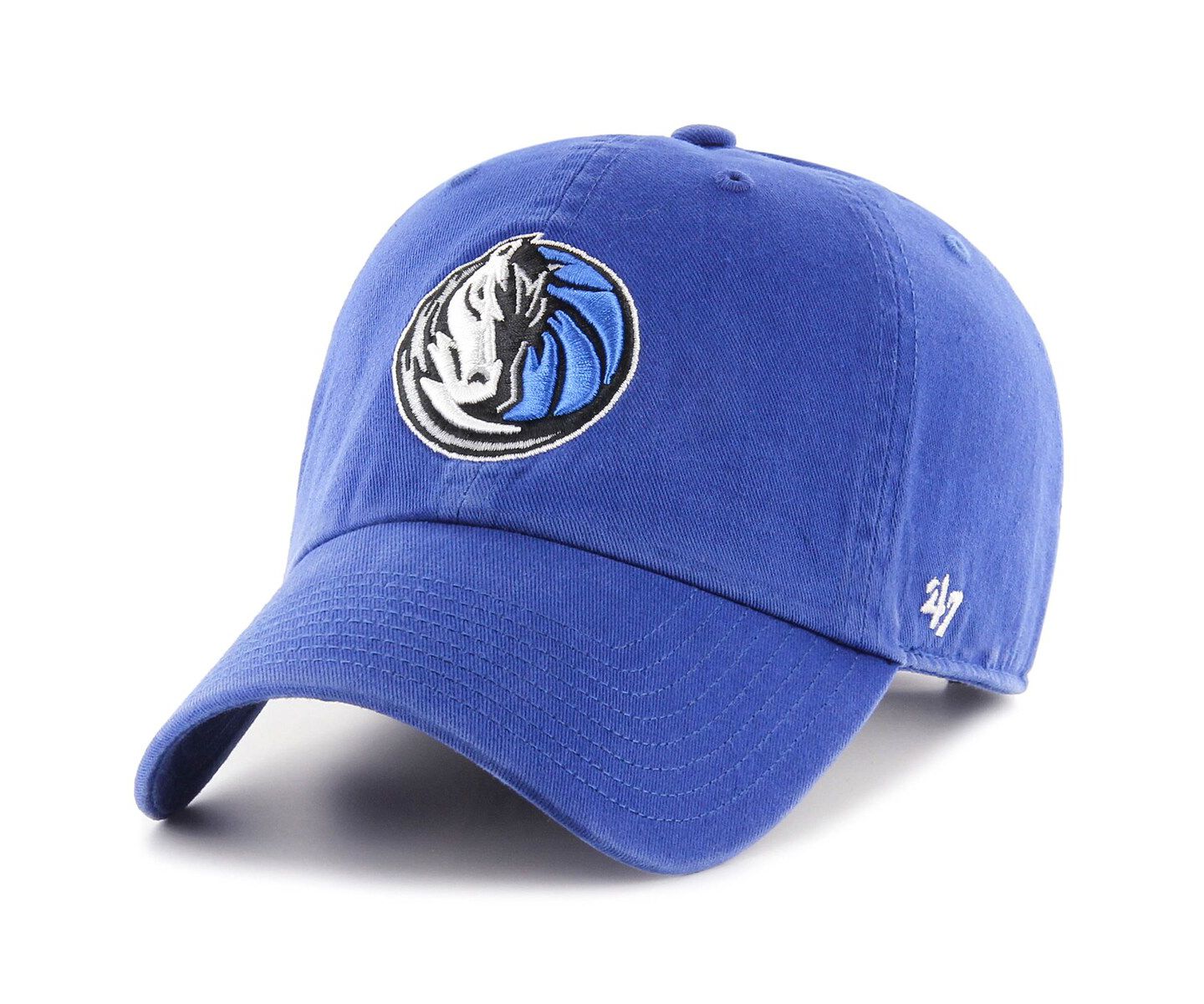 Мужская кепка '47 Brand Royal Dallas Mavericks Team Clean Up Adjustable Hat — фото 1