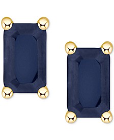 Sapphire Stud Earrings (3/4 ct. t.w.) in 14k Gold (Also in Emerald, Ruby & Tanzanite)