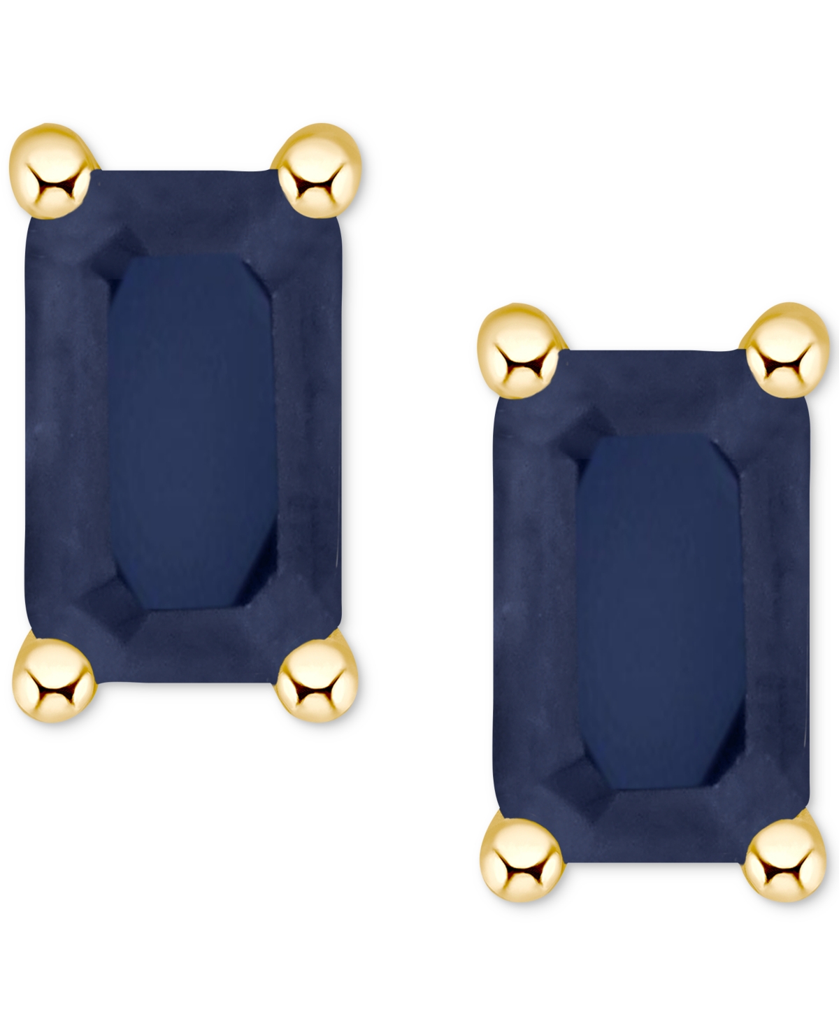 Tanzanite Stud Earrings (1/2 ct. t.w.) in 14k Gold (Also in Emerald, Ruby & - Sapphire