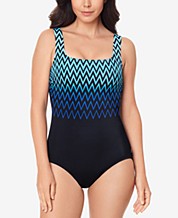 Reebok Womens Laserfocus Constructed One Piece Swimsuit