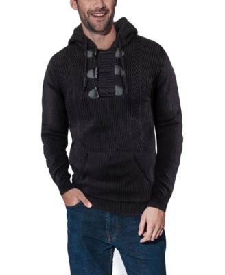 X-Ray Men's Hooded Toggle Sweater 