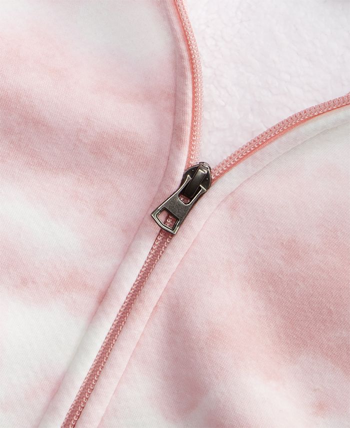 Girls tie dye zip up hoodie clearance