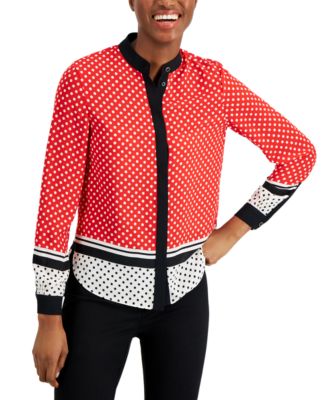 Anne Klein - Cruise Dot Blouse