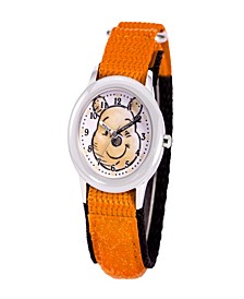 Boy's Disney Winnie Orange Nylon Strap Watch 32mm
