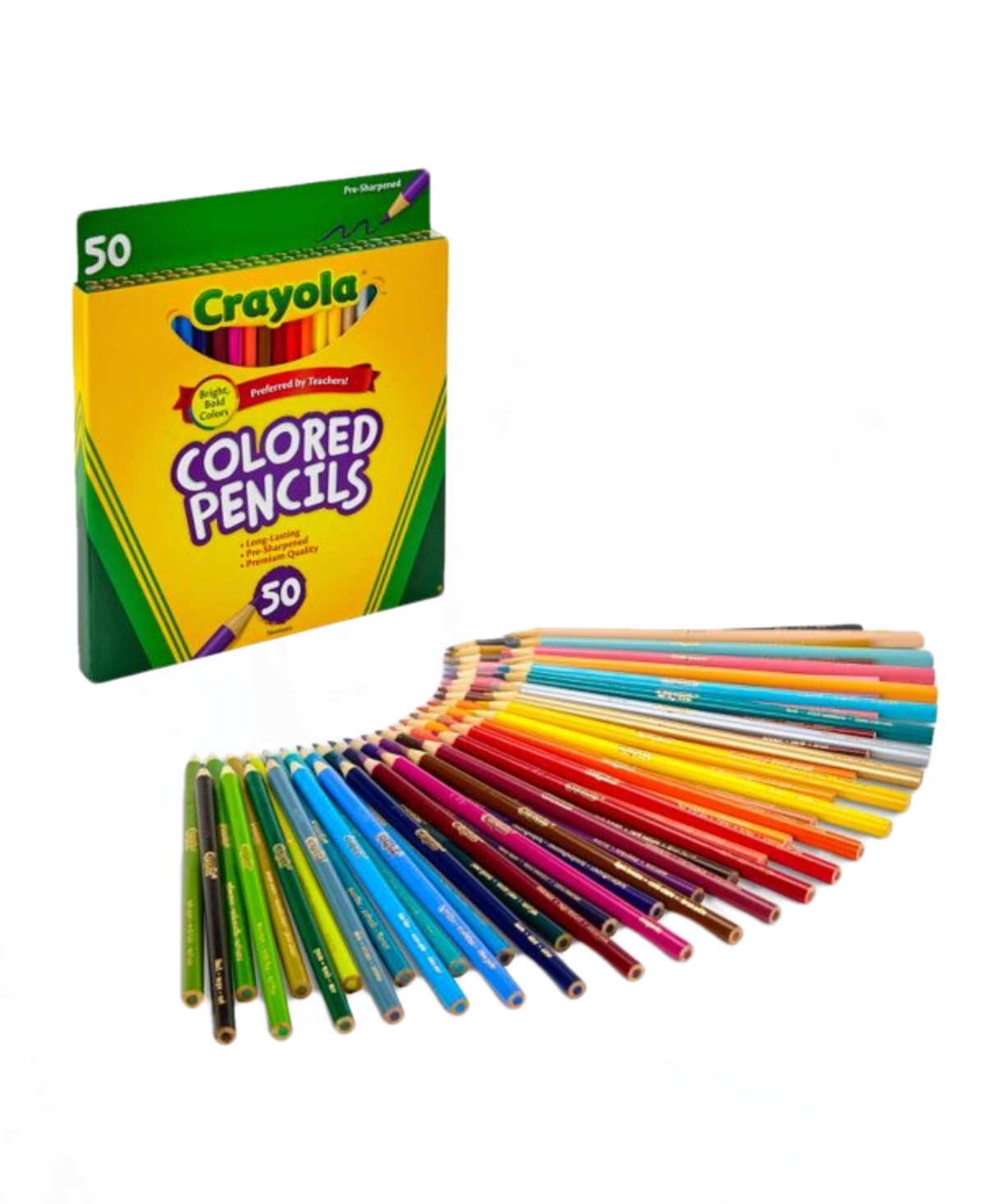 Crayola- Oddly Long Colored Pencils - Multi Colored