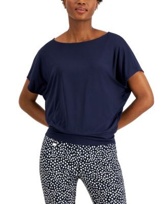 Alfani - Petite Banded-Hem Top