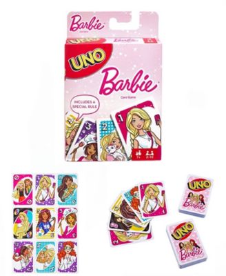 Mattel- Barbie Uno Card Game