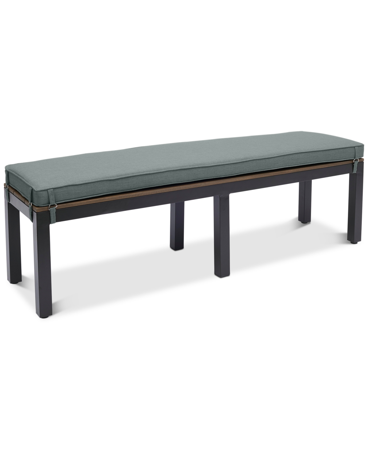 10397498 Stockholm Outdoor Bench with Outdoor Cushion, Crea sku 10397498