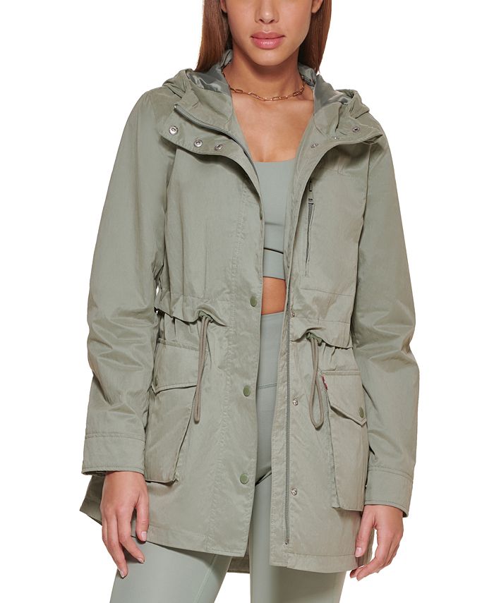 proza vloek Bespreken Levi's Women's Hooded Anorak Raincoat & Reviews - Coats & Jackets - Women -  Macy's