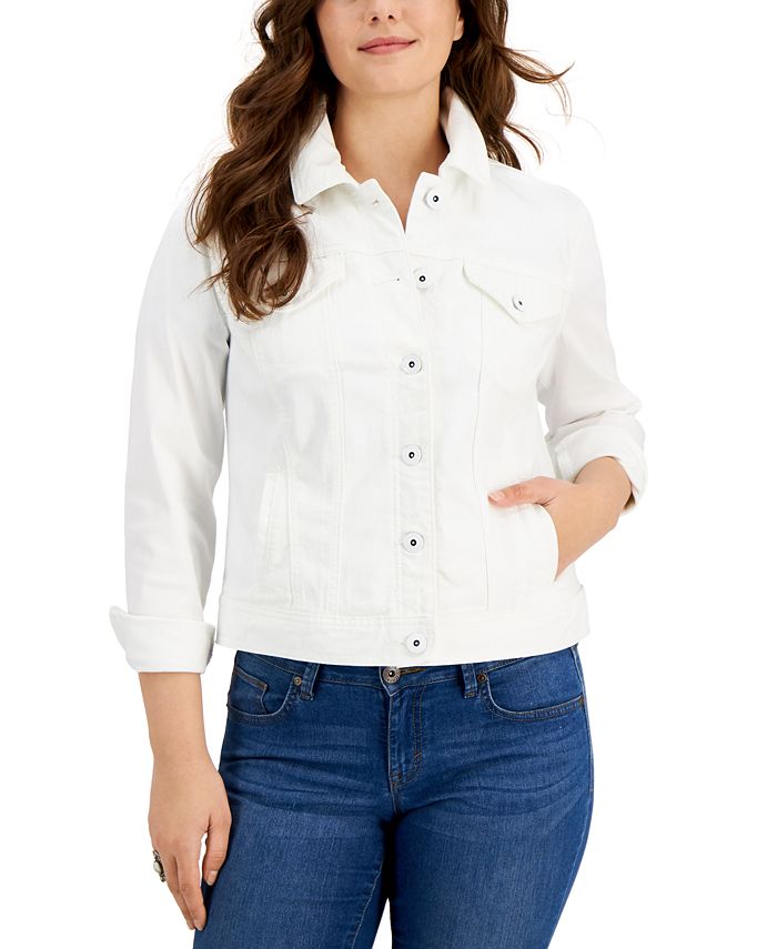 Style & Co Women's Classic Denim Jacket, Created for Macy's Macy's