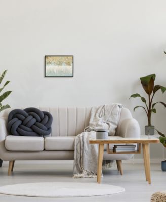 Stupell Industries Abstract Gold Tone Tree Landscape Painting Black Framed Giclee Texturized Art Collection by James Wiens