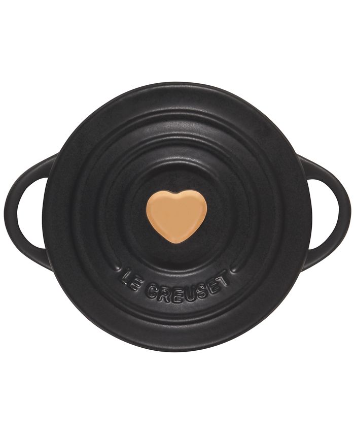 Le Creuset L'Amour Stoneware 8oz. Mini Cocotte with Heart Knob Macy's