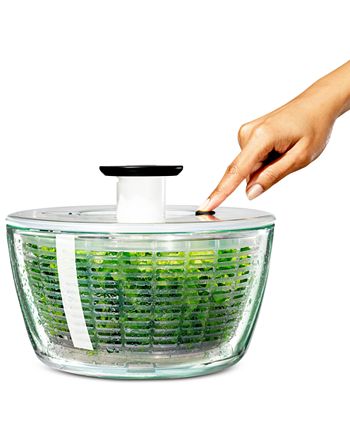 OXO Good Grips Little Herb and Salad Spinner with Pump 1045409 - The Home  Depot