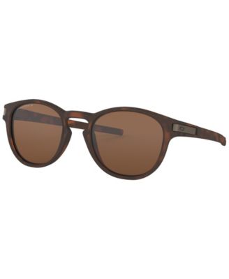 Oakley Men's Polarized Low Bridge Fit Sunglasses, OO9349 Latch 53