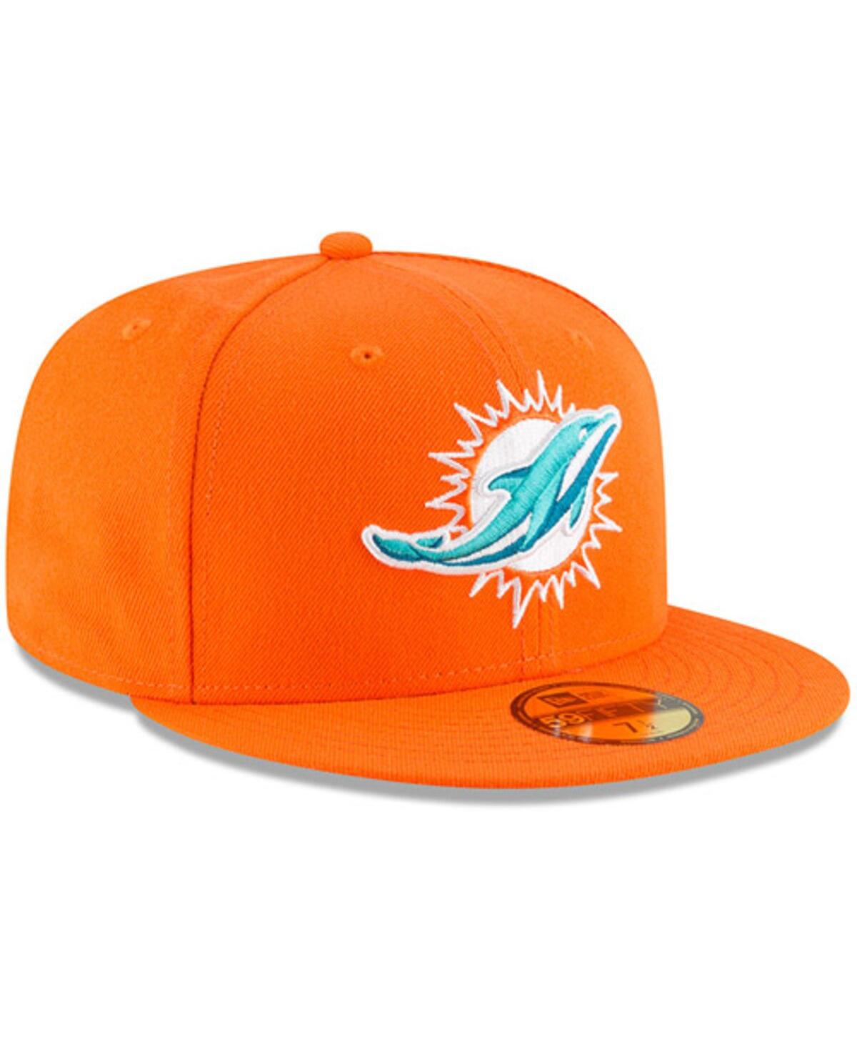 Men'sMiami Dolphins Omaha 59FIFTY Hat - Orange