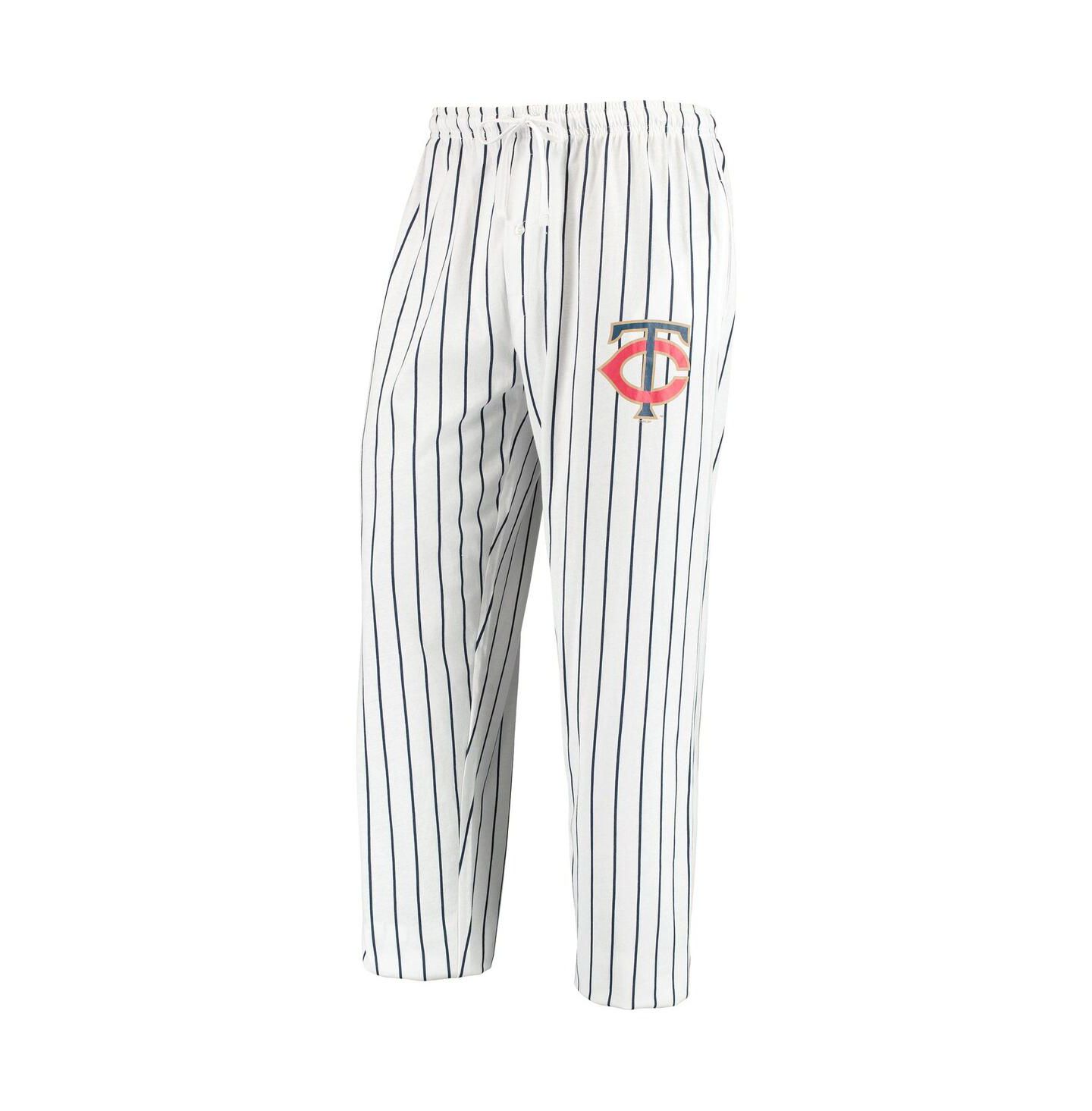 Мужские брюки Concepts Sport White, Navy Minnesota Twins Vigor Lounge Pant — фото 1