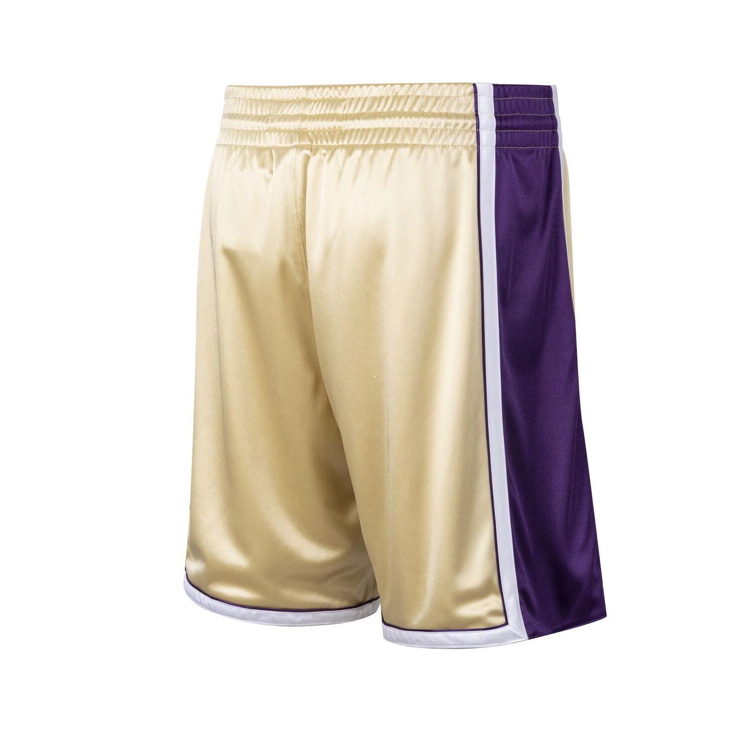 Men's Kobe Bryant Gold-Tone Los Angeles Lakers Hall of Fame Class of 2020 Authentic Hardwood Classics Shorts