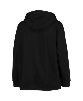 Профиль Женский черный пуловер Buckeyes из штата Огайо плюс размер с вырезами на шее командный пуловер с капюшоном 8490₽