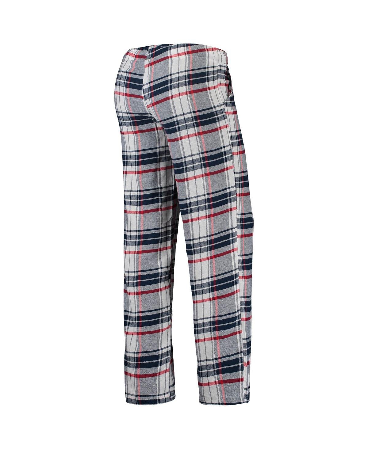 Concepts Sport Women's Navy, Red New England Patriots Accolade Flannel Pants In Navy,red