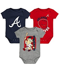 Macys Girls Sport & Swimwear Swimwear Swimsuits Newborn and Infant Boys and Girls Atlanta Braves Star Wars Wookie of the Year Bodysuit 