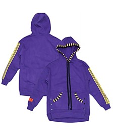 Women's Purple Los Angeles Lakers Perfectly Oversized Team Pullover Hoodie