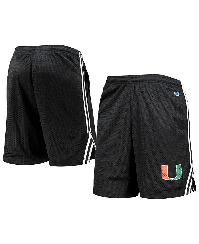 Champion Men's Black Miami Hurricanes Team Lacrosse Shorts Macy's